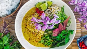 Nom Banh Chok - món bún vô cùng độc đáo của người Khmer