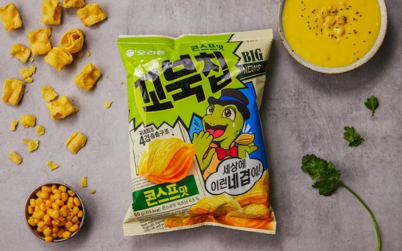 Snack mai rùa Masita Orion có bao bì được thiết kế vô cùng đẹp mắt