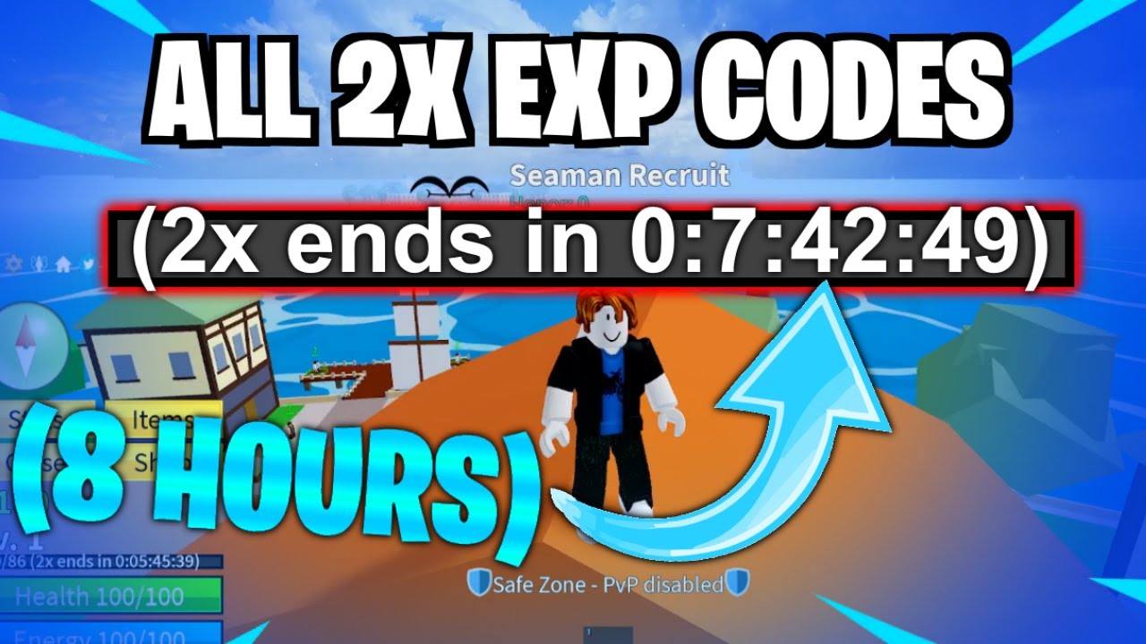 Code Blox Fruit (Blox Piece) update 24 tháng 07/2024 x2 EXP