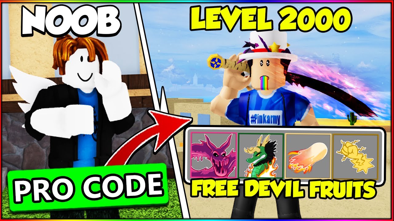 Code Blox Fruit (Blox Piece) tháng 12/2023 Update 20 mới x2 EXP, Beli