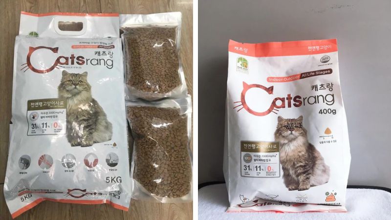 Thức ăn hạt cho mèo mọi lứa tuổi Catsrang