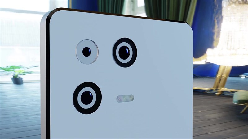 Galaxy F55 có đang dạng ống kính camera ở mặt sau.