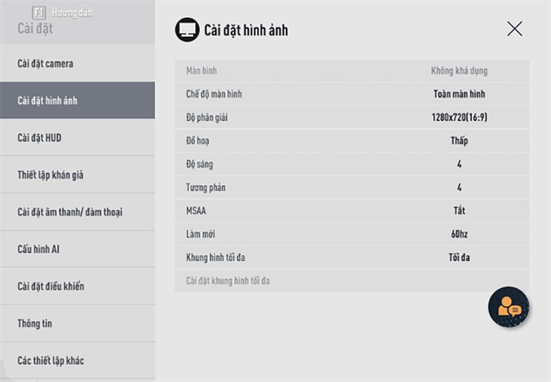 Thiết lập đồ họa FiFa Online 4 mà mình đã đặt trên Lenovo Ideapad Slim 5 Light Thiết lập đồ họa FiFa Online 4 mà mình đã đặt trên Lenovo Ideapad Slim 5 Light