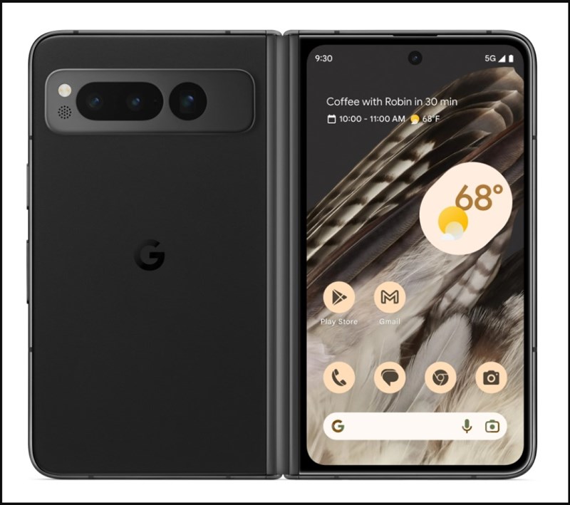 Màn hình phụ và thiết kế mặt lưng của Google Pixel Fold