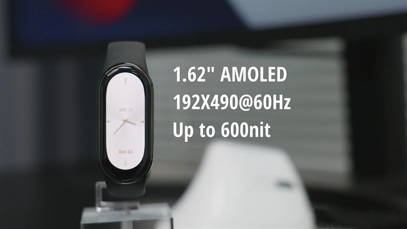 Xiaomi Band 8 còn sở hữu màn hình có chất lượng hiển thị tốt Xiaomi Band 8 còn sở hữu màn hình có chất lượng hiển thị tốt