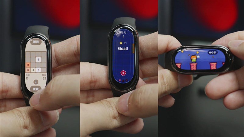 Xiaomi Band 8 còn cho phép người dùng chơi game nữa đấy! Xiaomi Band 8 còn cho phép người dùng chơi game nữa đấy!