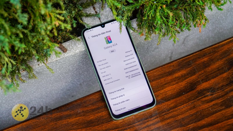 Galaxy A24 sở hữu cấu hình tốt.