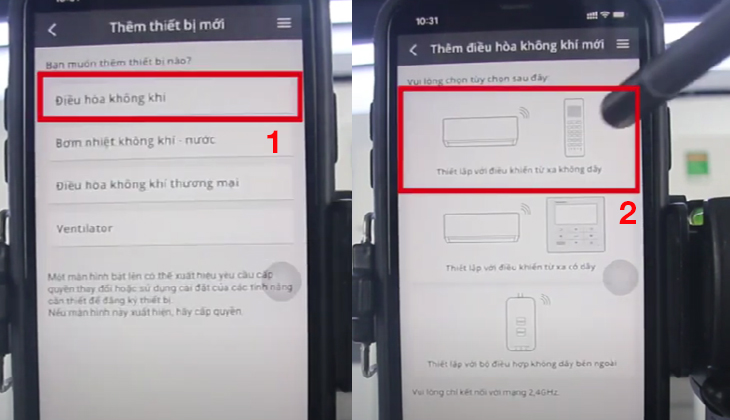 Hướng dẫn cài đặt ứng dụng Comfort Cloud trên máy lạnh Panasonic năm 2023 - Thêm thiết bị điều hòa vào Comfort Cloud 2