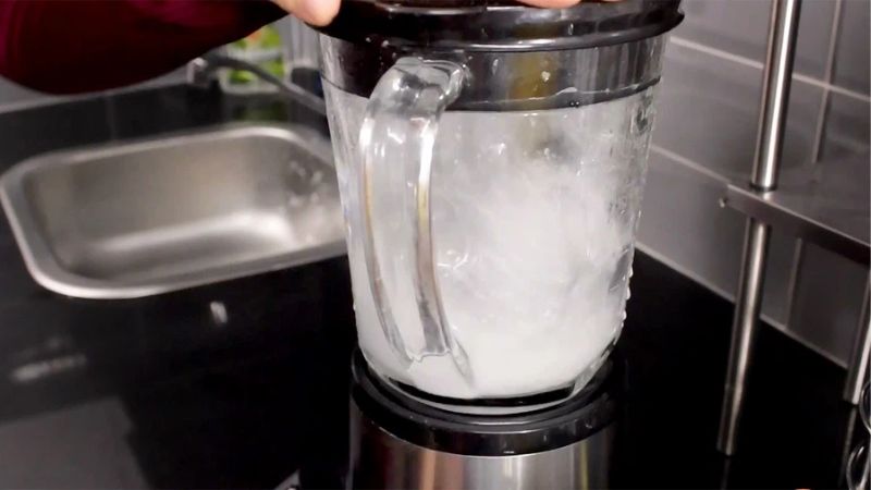Lime juice and baking soda