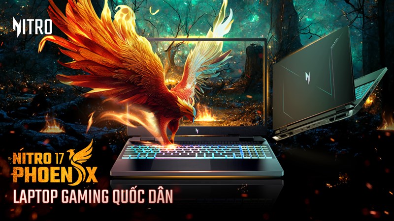 Acer Nitro 17 Phoenix: Laptop gaming 'quốc dân' 2023 chính thức ra mắt