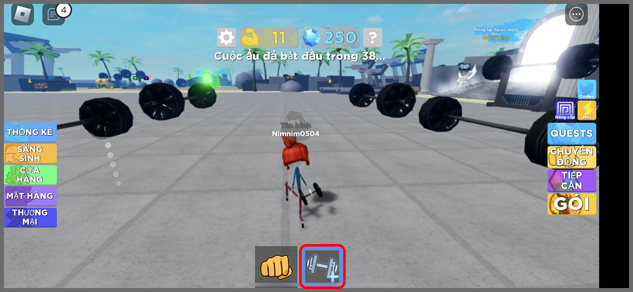 MUSCLE SIMULATOR cho ROBLOX - Trò chơi Tải về