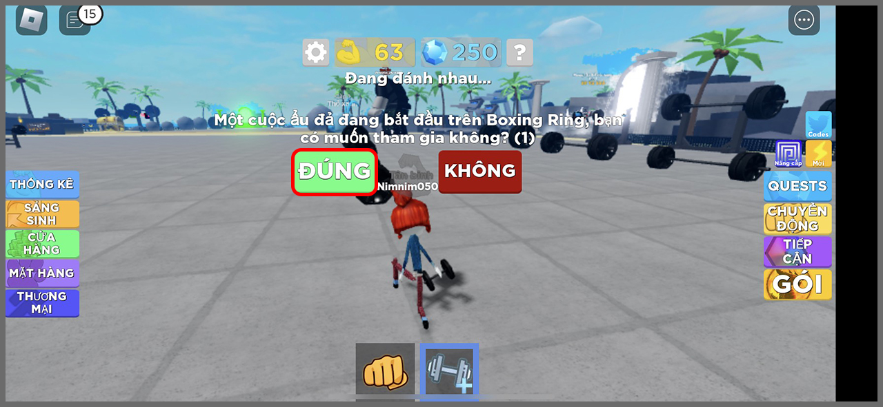 MUSCLE SIMULATOR cho ROBLOX - Trò chơi Tải về