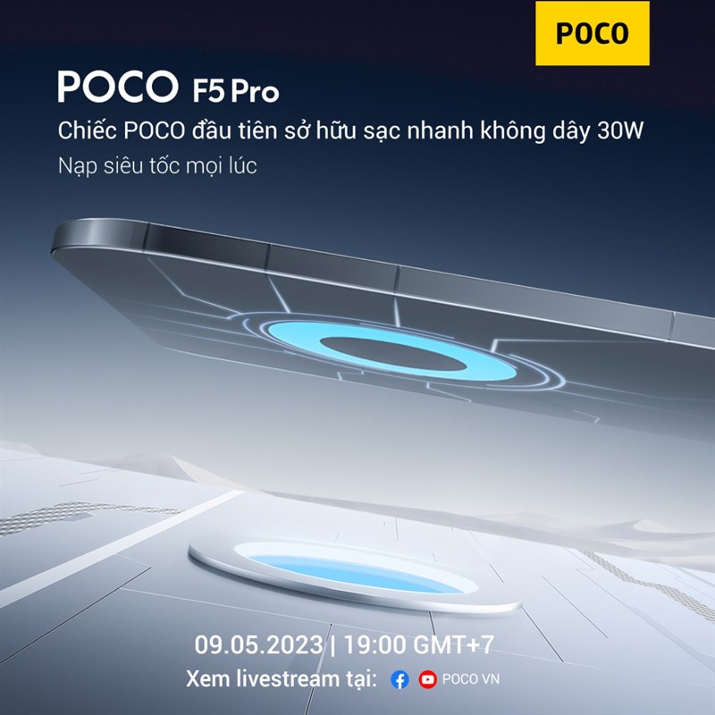 POCO F5 Pro được hãng xác nhận thông số sạc nhanh