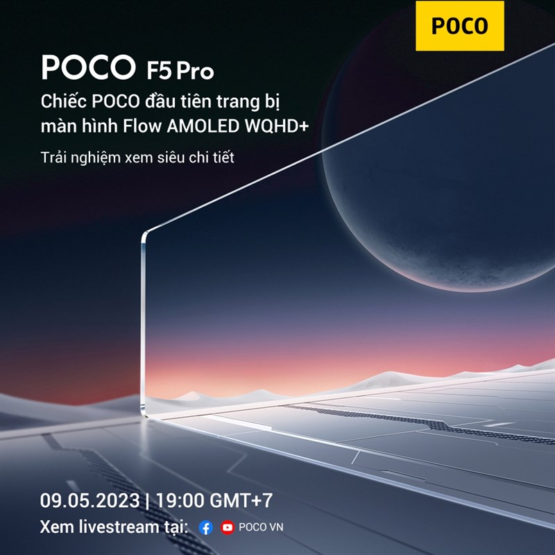 POCO F5 Pro được hãng xác nhận thông số màn hình