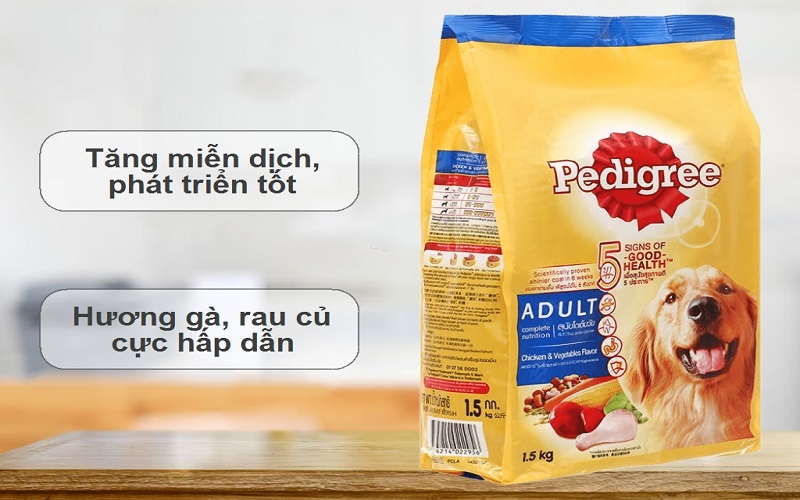 Thức ăn chó Pedigree vị gà & rau củ Thức ăn chó Pedigree vị gà & rau củ