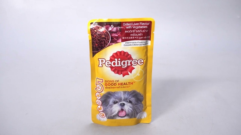 Pate dạng sốt Pedigree cho chó lớn vị gan nướng Pate dạng sốt Pedigree cho chó lớn vị gan nướng