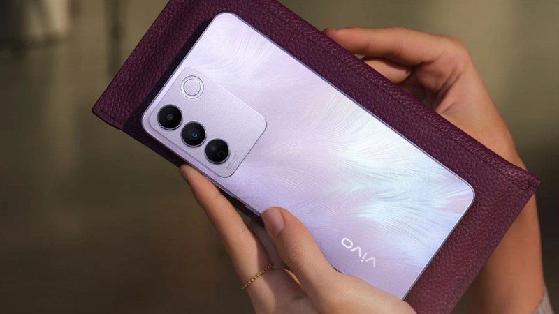 Vivo V27e màu tím Lavender