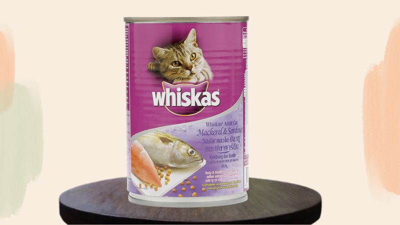 Thức ăn cho mèo Whiskas vị cá thu và cá mòi