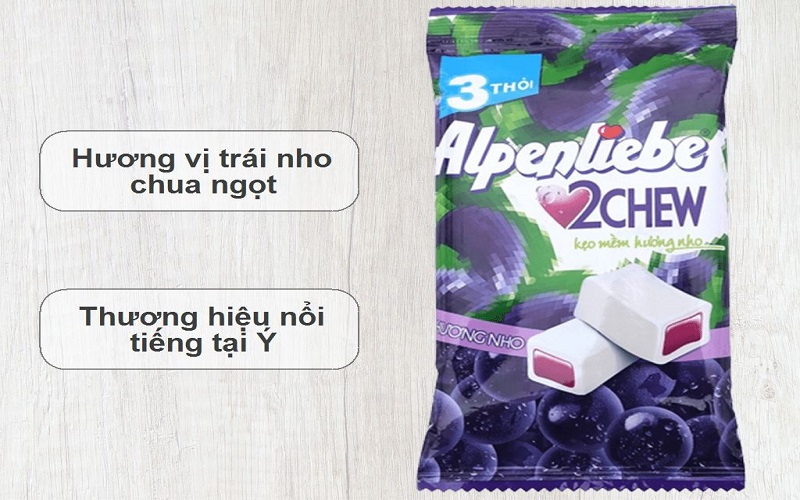 Kẹo Alpenliebe vị nho