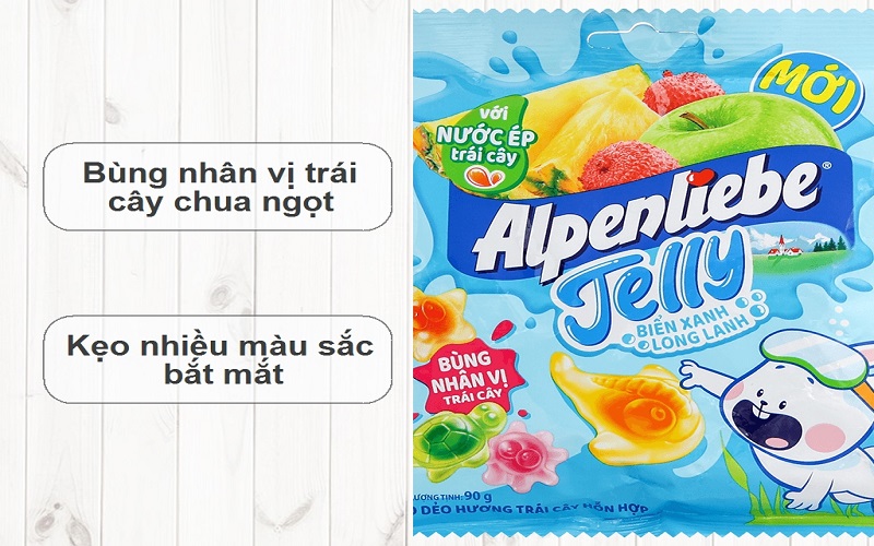 Kẹo dẻo hương trái cây hỗn hợp Alpenliebe Jelly