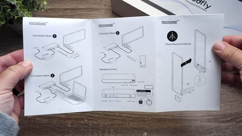 Hướng dẫn sử dụng và các thành phần của Focusound Glass.