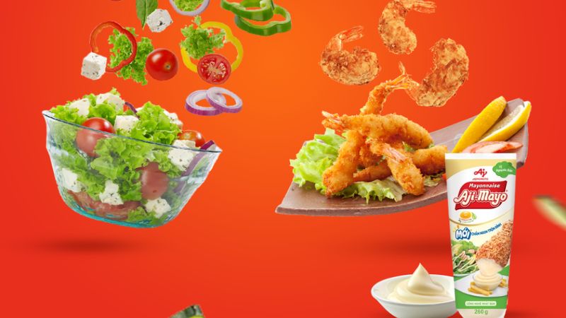 Chỉ nên dùng xốt mayonnaise Aji-mayo như một loại gia vị