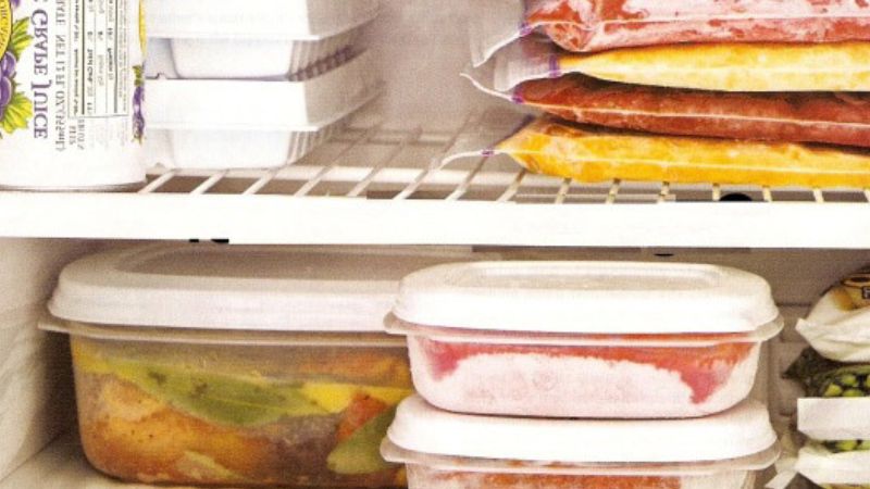 Cách bảo quản đối với thực phẩm đông lạnh
