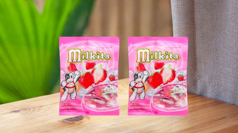 Kẹo sữa vị dâu Milkita