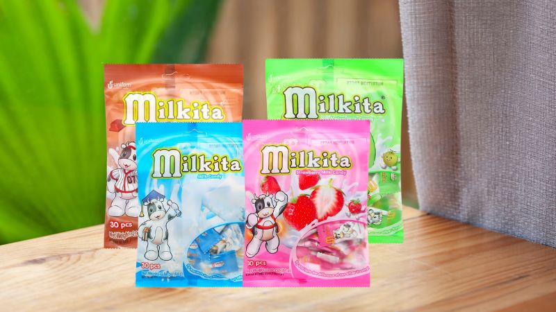 HCMKẸO MÚT MILKITA BỊCH HỖN HỢP 450G  50 QUE  Lazadavn