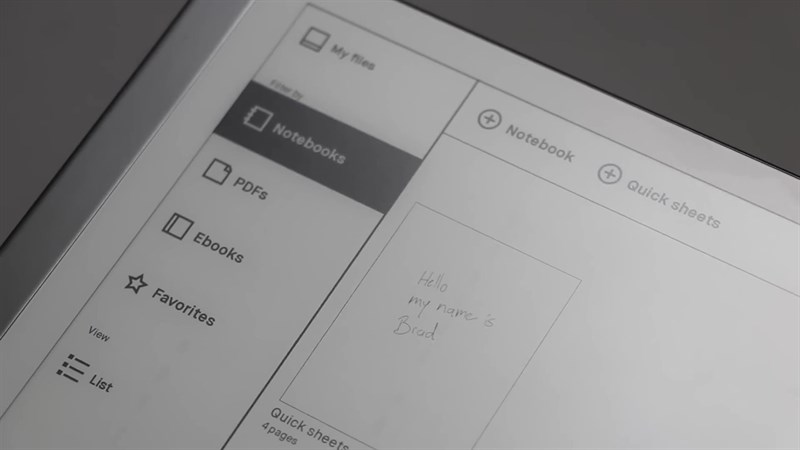Việc quản lý và sắp xếp công việc, dữ liệu trên Remarkable 2 cũng trở nên dễ dàng hơn với các thư mục.