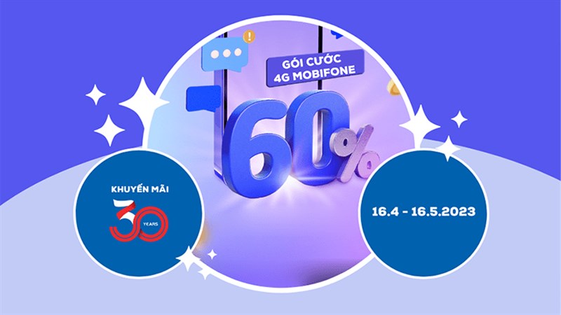Cách nhận 60% data MobiFone