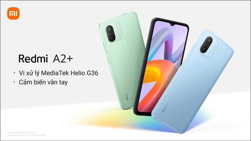 Redmi A2+ được trang bị màn hình LCD lớn, 6.52 inch