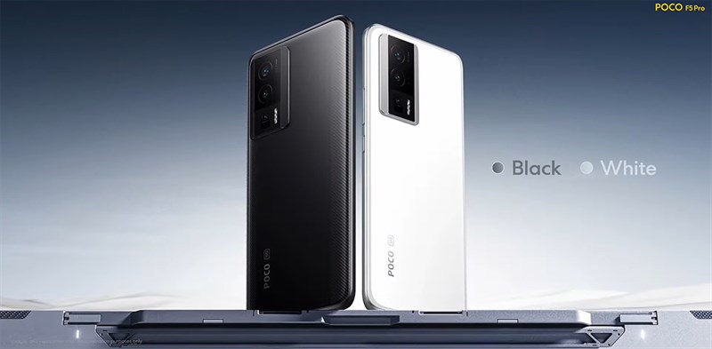 POCO F5 Pro có đến 2 màu sắc cho bạn lựa chọn là Đen và Trắng