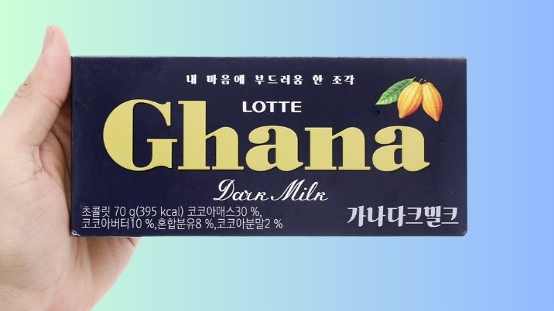 Socola Dark Milk Lotte Ghana