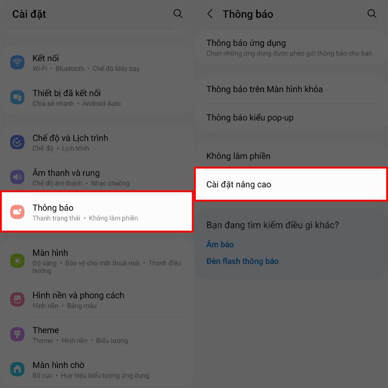 Cách hiện phần trăm pin còn lại trên Galaxy A24