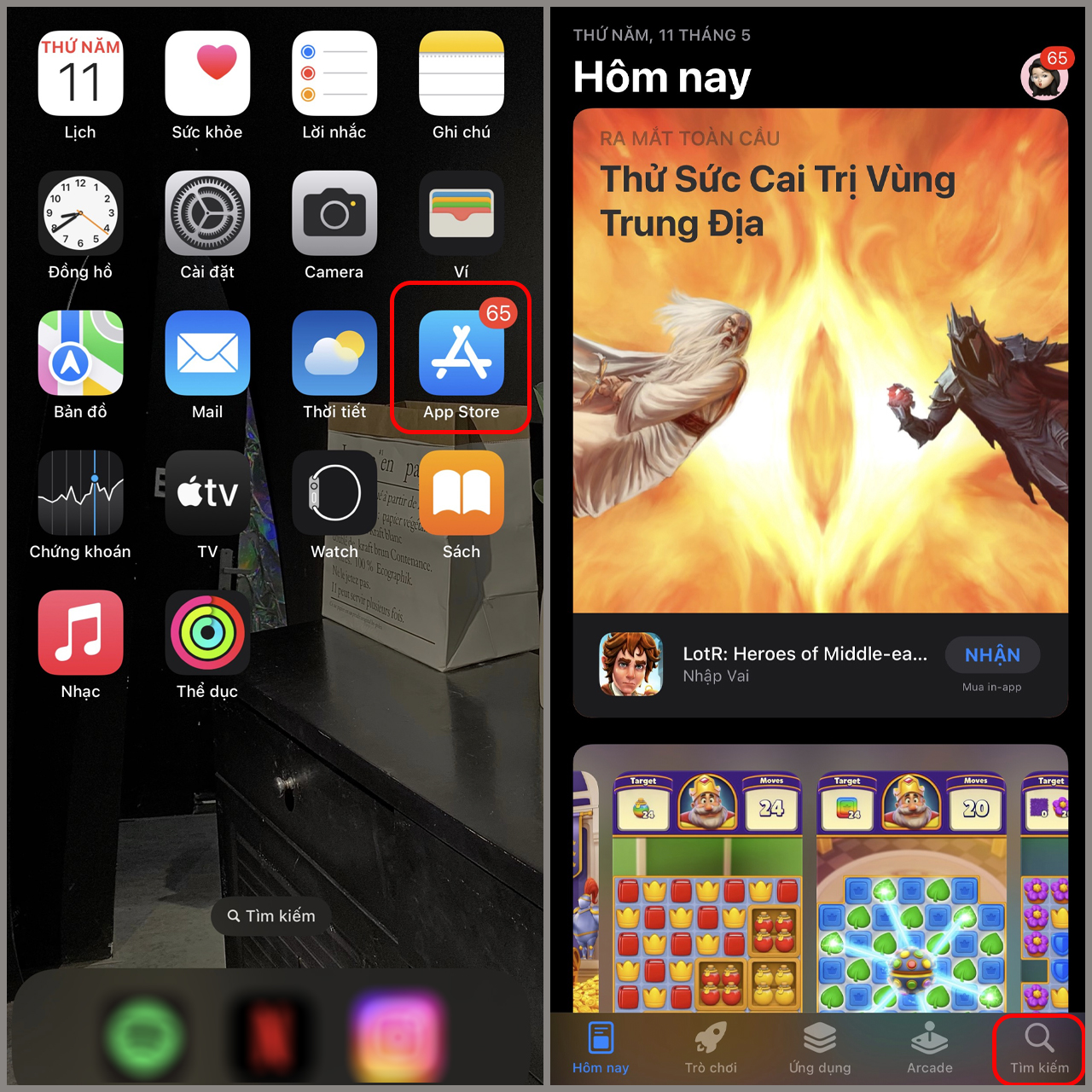Cách tải vnEdu trên iPhone