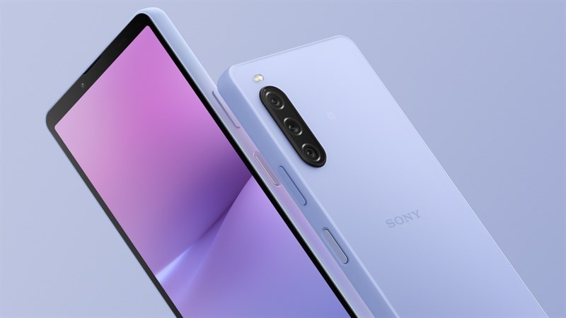 Sony Xperia 10 V có kích thước 155 x 68 x 8.3 mm, cảm biến vân tay nhúng vào phím nguồn