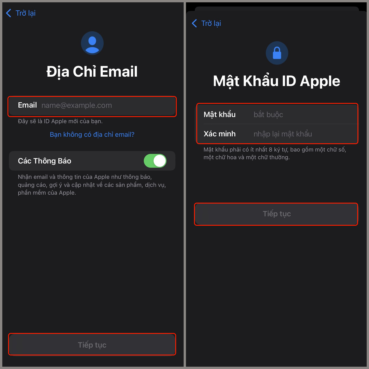 Cách tạo Apple ID trên iPhone