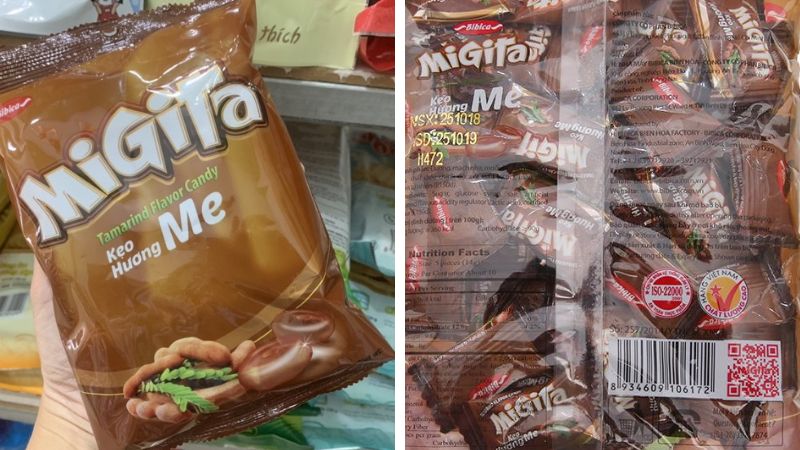 Kẹo me Migita gói 140g