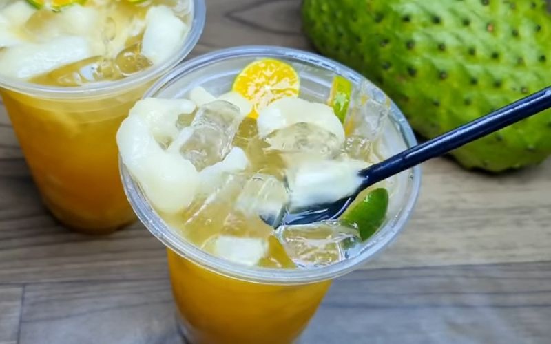 How to make cool soursop tea, cool down on summer days