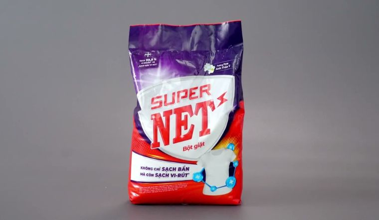 Bột giặt SUPER NET - bí quyết giặt sạch quần áo mùa nồm ẩm