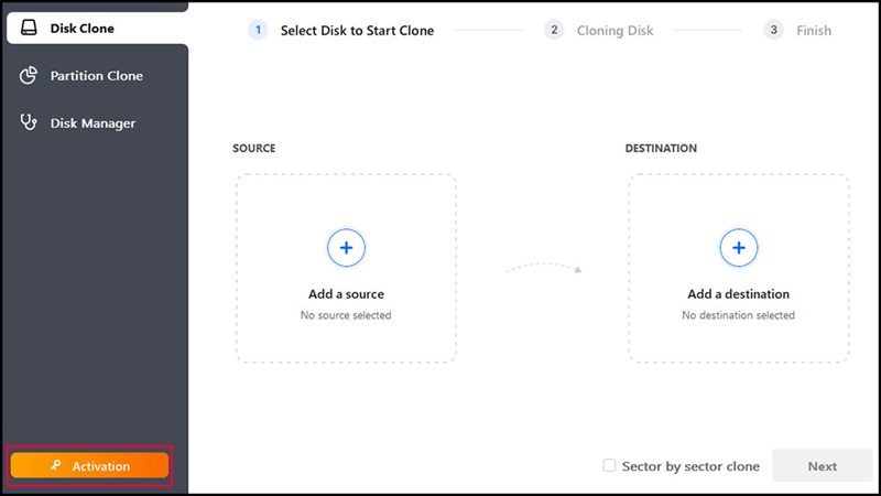 Cách sử dụng miễn phí Donemax Disk Clone for Windows