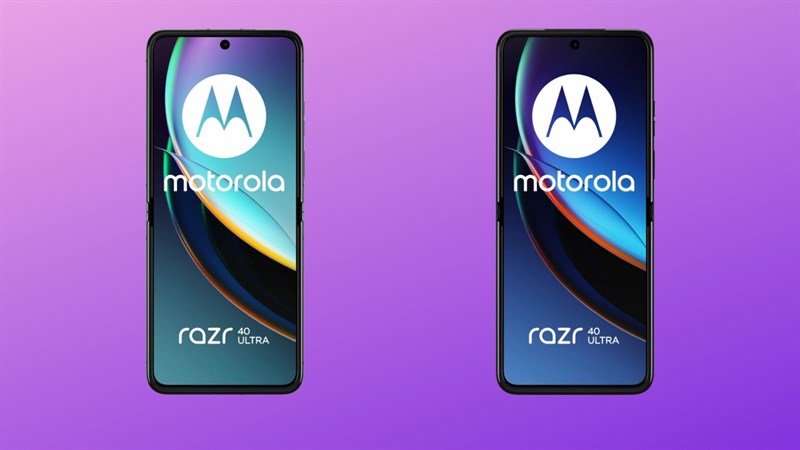 Mặt trước của Motorola Razr 40 Ultra cũng nổi bật với viền mỏng và bo góc các cạnh đặc trưng của Motorola