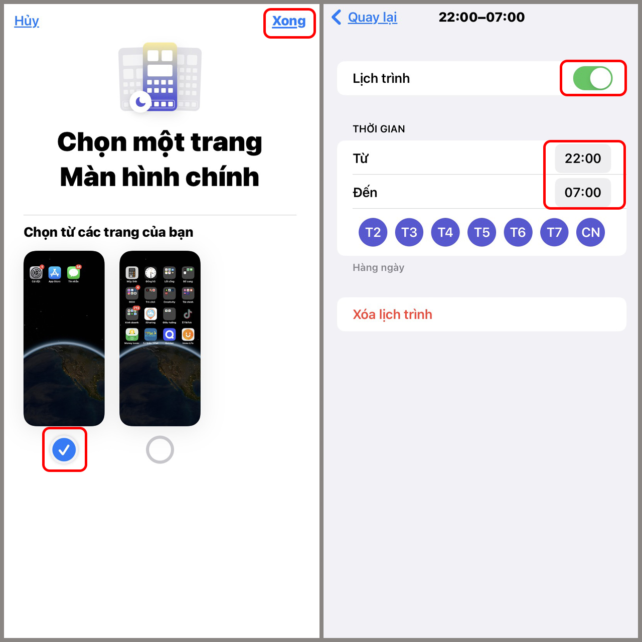 cách sắp xếp các ứng dụng trên iphone đẹp
