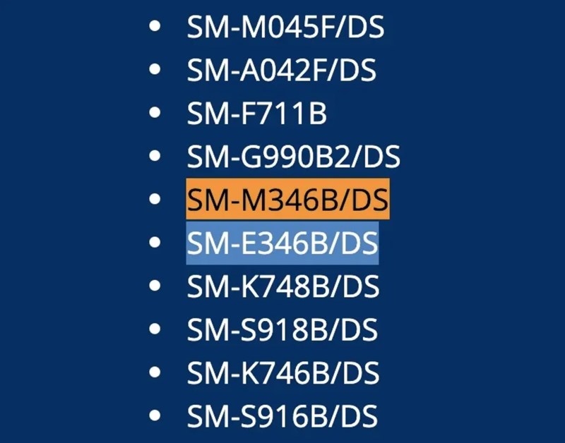 Galaxy F34 5G (SM-E346B/DS) và Galaxy M34 5G (SM-M346B/DS) đã xuất hiện trên cơ sở dữ liệu BIS