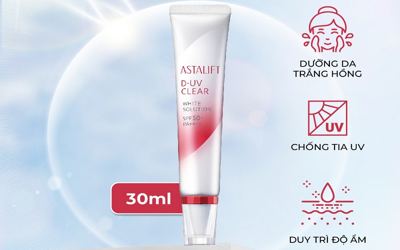 Tác dụng của kem chống nắng Astalift D-UV Clear White Solution