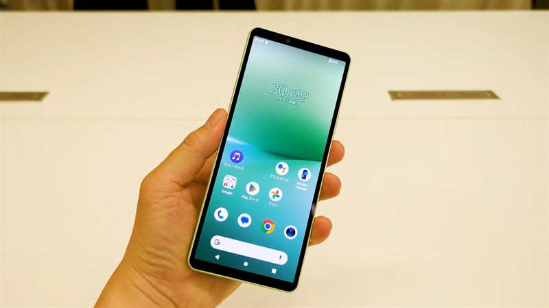 Xperia 10 V được trang bị màn hình vô khuyết với thông số hiển thị ấn tượng