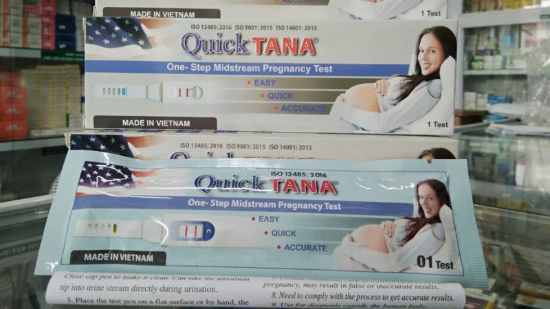 Que thử thai Quick Tana