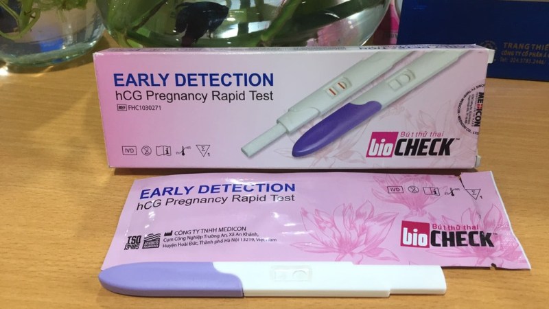 Que thử thai Early Detection Biocheck