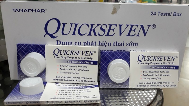Que thử thai Quick Seven